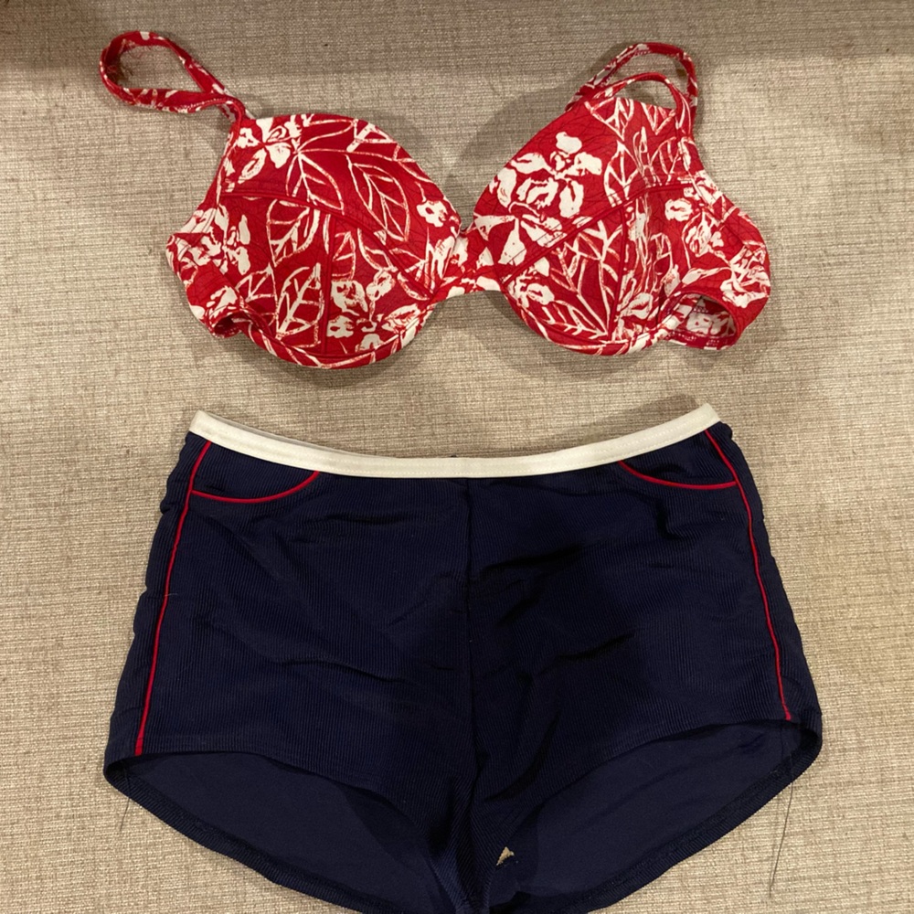 Baltex Vintage Style Bikini  size 12 top, 10 bottom